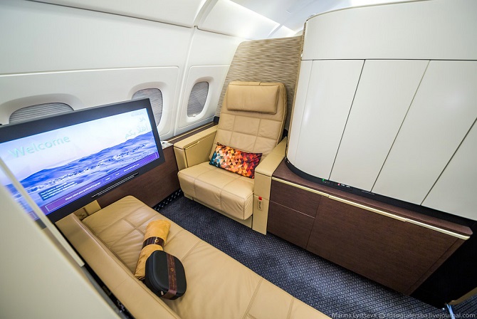 Cамые шикарные кабины первого класса Cамые шикарные кабины первого класса