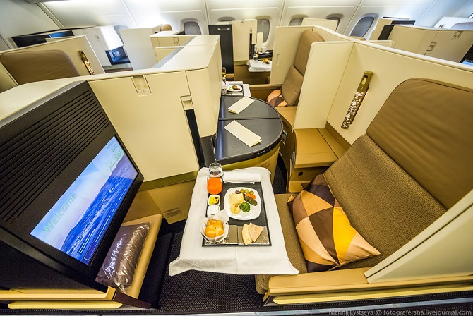 Cамые шикарные кабины первого класса Cамые шикарные кабины первого класса