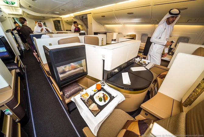 Cамые шикарные кабины первого класса Cамые шикарные кабины первого класса