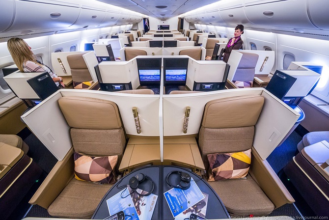 Cамые шикарные кабины первого класса Cамые шикарные кабины первого класса