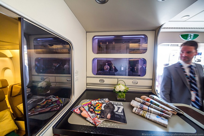 Cамые шикарные кабины первого класса Cамые шикарные кабины первого класса