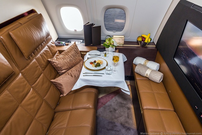 Cамые шикарные кабины первого класса Cамые шикарные кабины первого класса