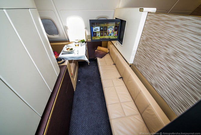 Cамые шикарные кабины первого класса Cамые шикарные кабины первого класса