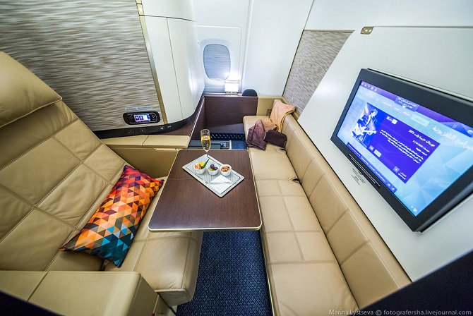 Cамые шикарные кабины первого класса Cамые шикарные кабины первого класса