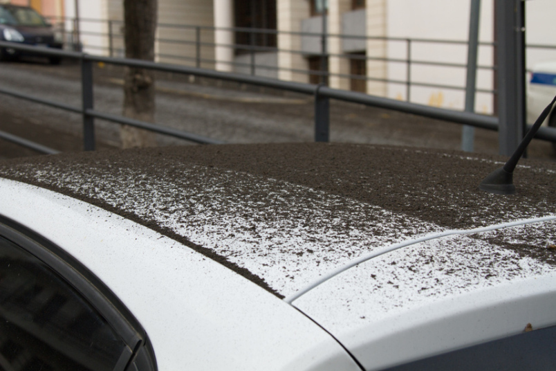 Мощное извержение вулкана Этна в Сицилии