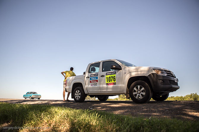 Первый гоночный день на Дакар 2014