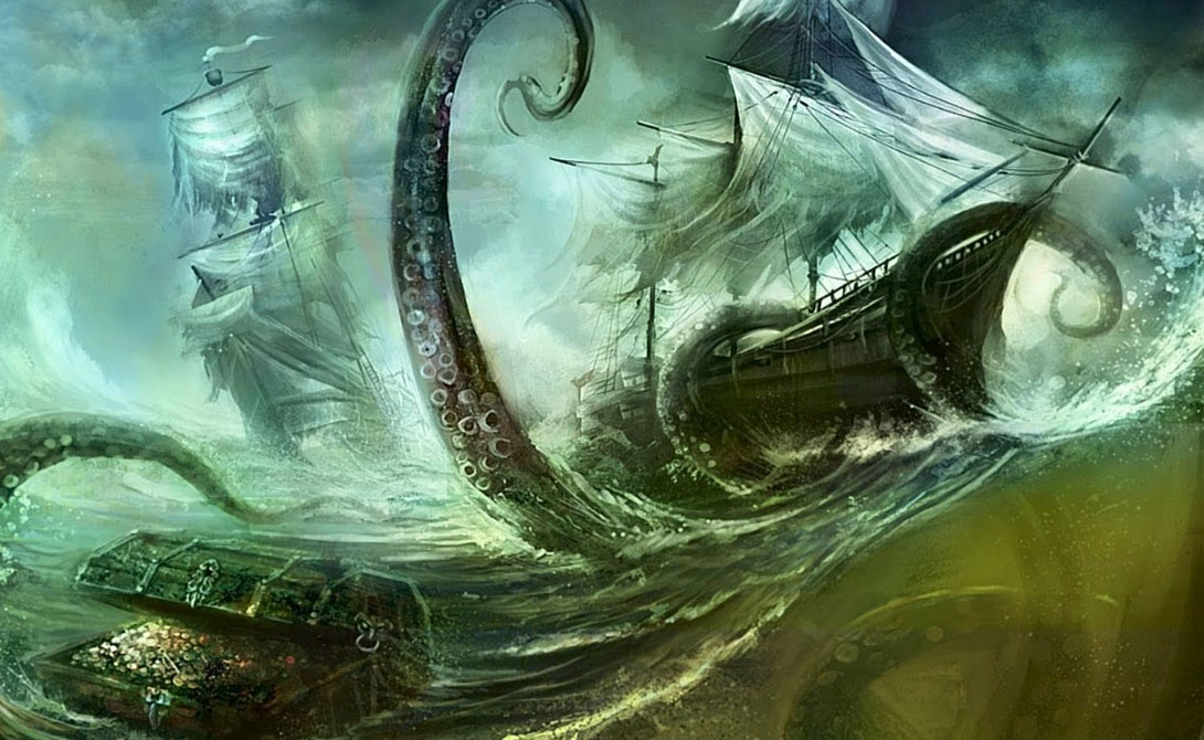 Ужасные кракены из морских пучин Ужасные кракены из морских пучин