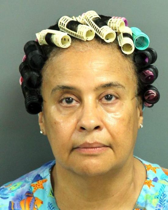 Магшоты преступников со странными прическами