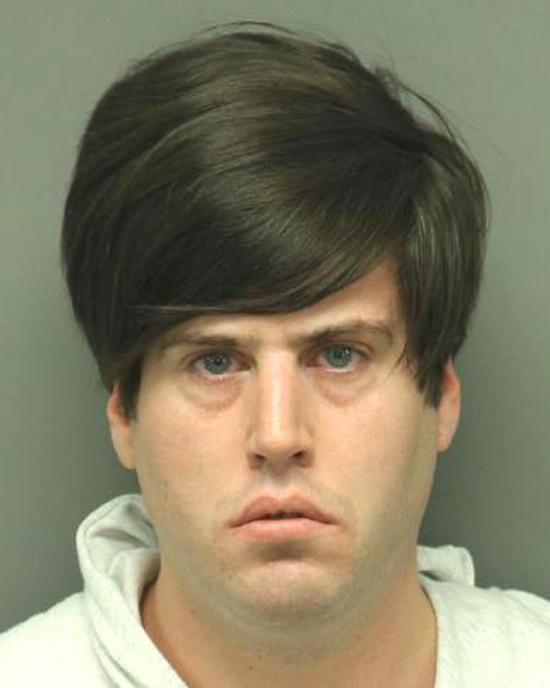 Магшоты преступников со странными прическами