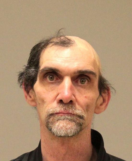 Магшоты преступников со странными прическами