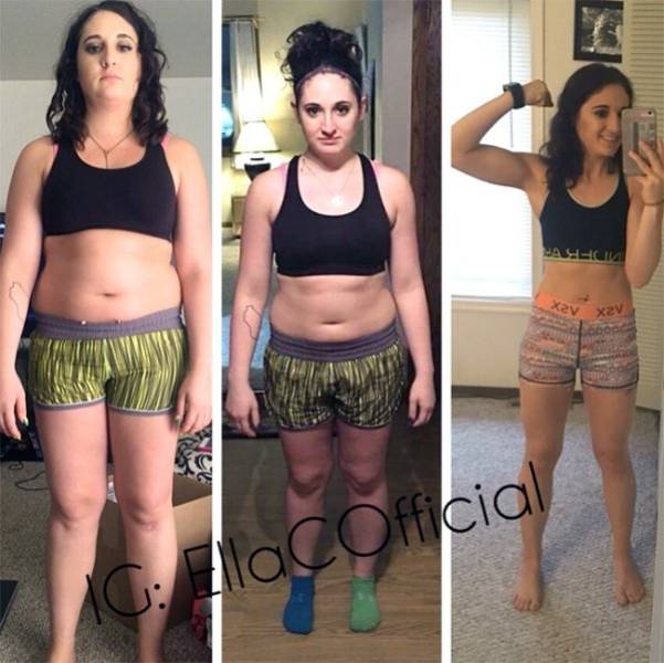 Похудевшие люди