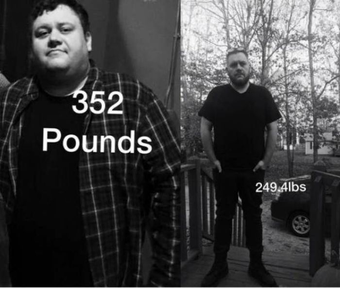 Похудевшие люди