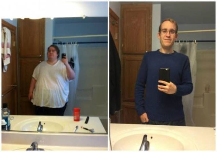 Похудевшие люди