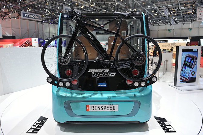 Маленький городской автобус Rinspeed microMAX