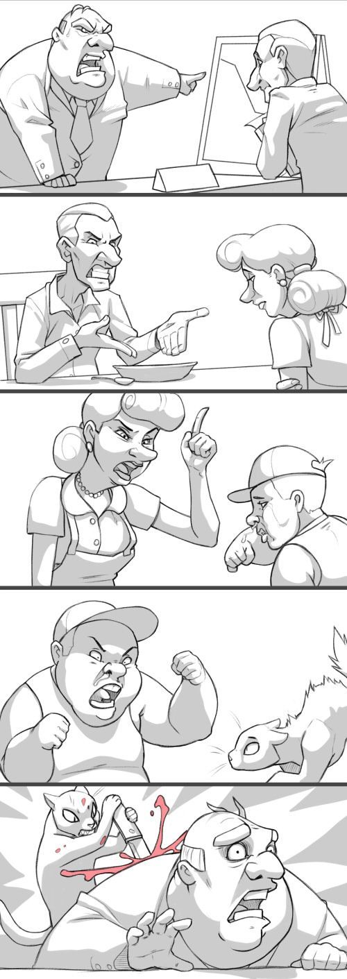 Веселые комиксы