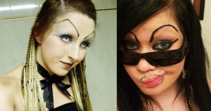 Губки бантиком, бровки домиком