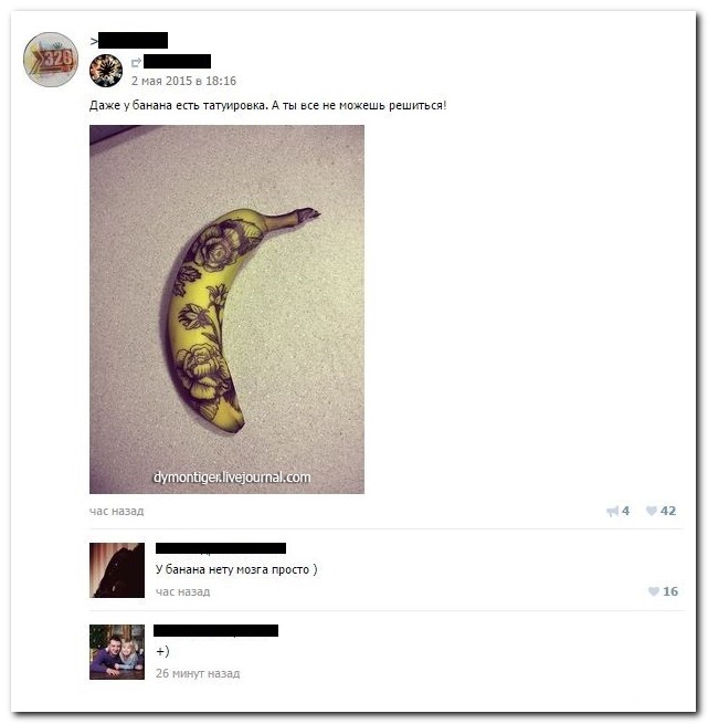 Смешные комментарии из социальных сетей