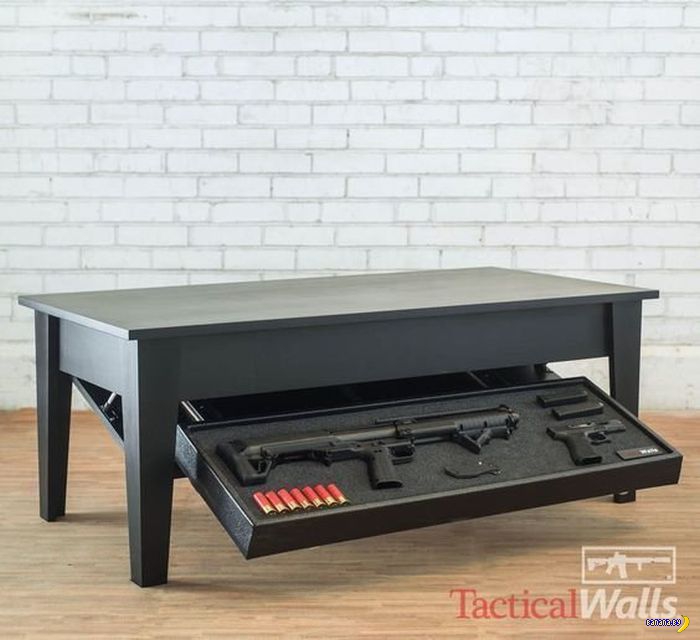 Специальная мебель для хранения оружия