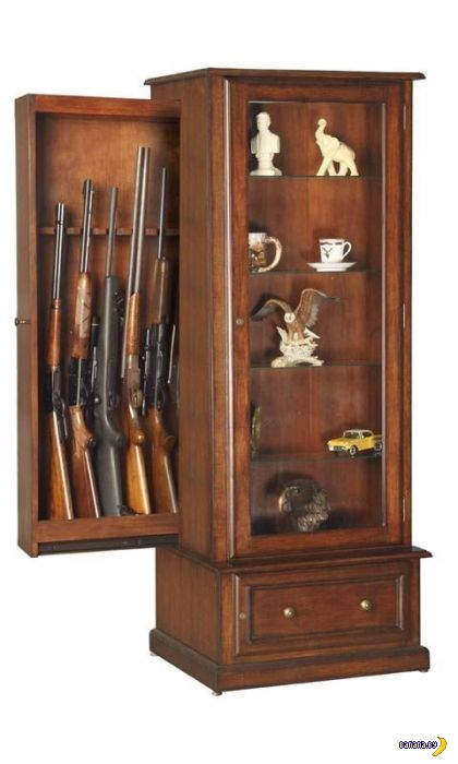 Специальная мебель для хранения оружия