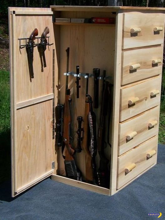 Специальная мебель для хранения оружия
