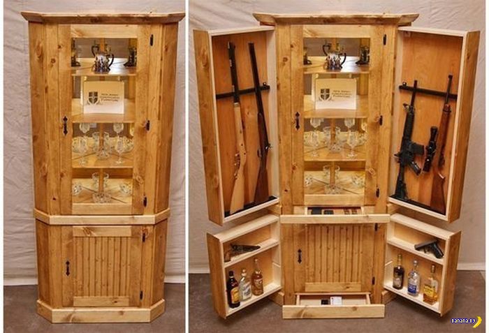 Специальная мебель для хранения оружия