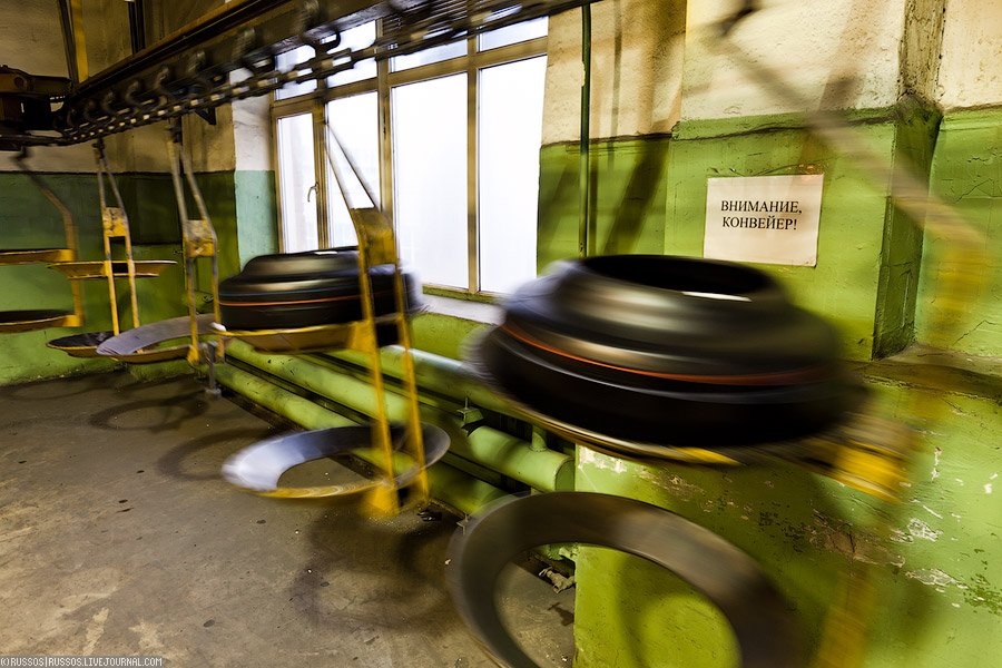 Как делают шины