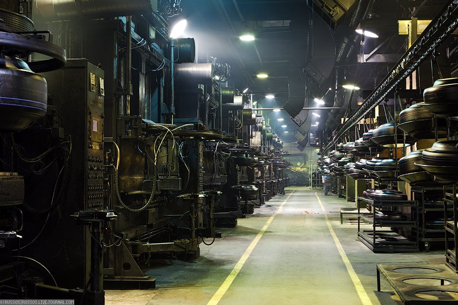 Как делают шины