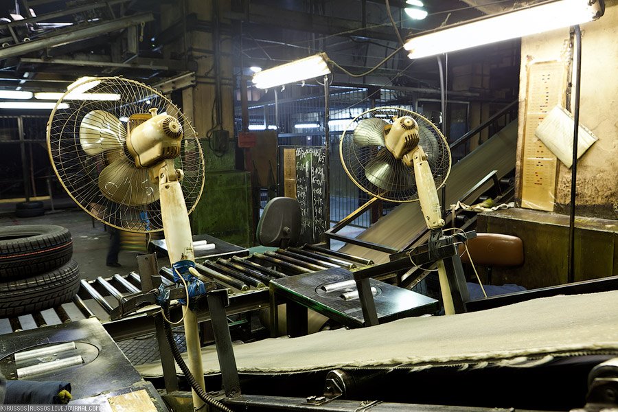 Как делают шины