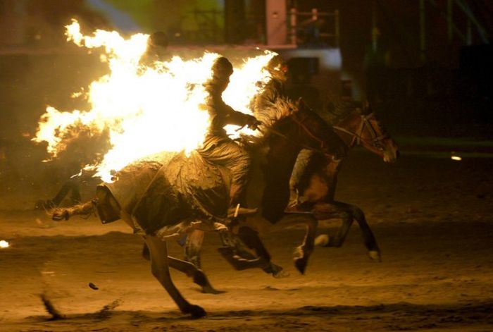 Церемония открытия Всемирных игр кочевников в Кыргызстане