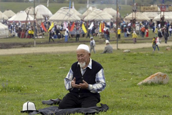 Церемония открытия Всемирных игр кочевников в Кыргызстане