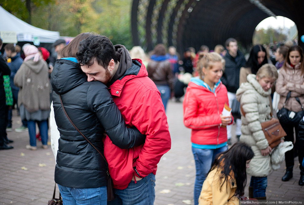 Выставка собак из московских приютов