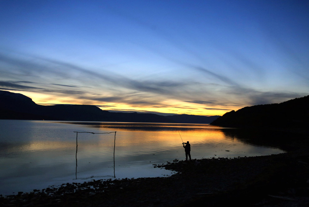 Северное сияние в Норвегии Северное сияние в Норвегии