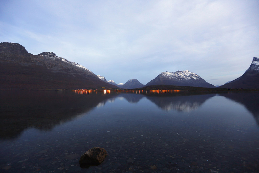 Северное сияние в Норвегии Северное сияние в Норвегии