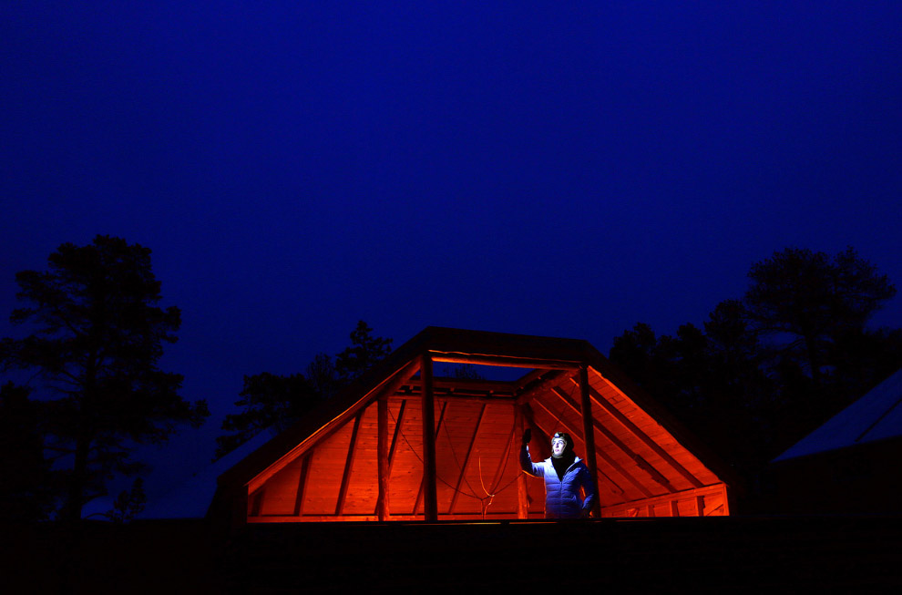 Северное сияние в Норвегии Северное сияние в Норвегии