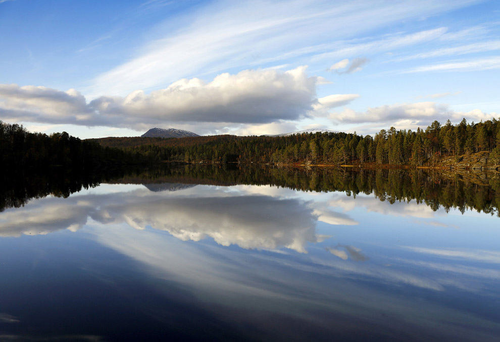 Северное сияние в Норвегии Северное сияние в Норвегии
