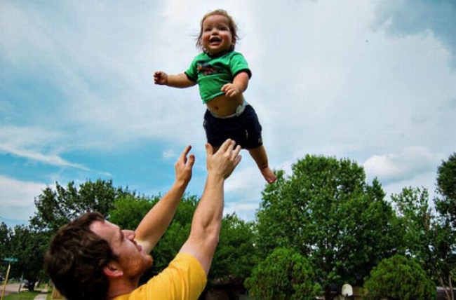 Самый счастливый момент в детстве (18 фото)