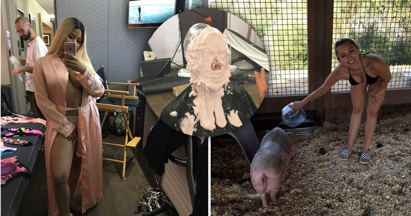 20 до безобразия откровенных селфи знаменитостей