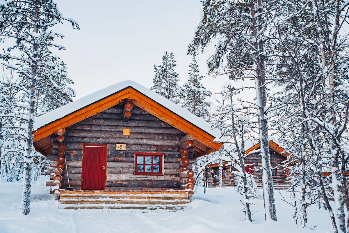 Поразительный финский отель Kakslauttanen