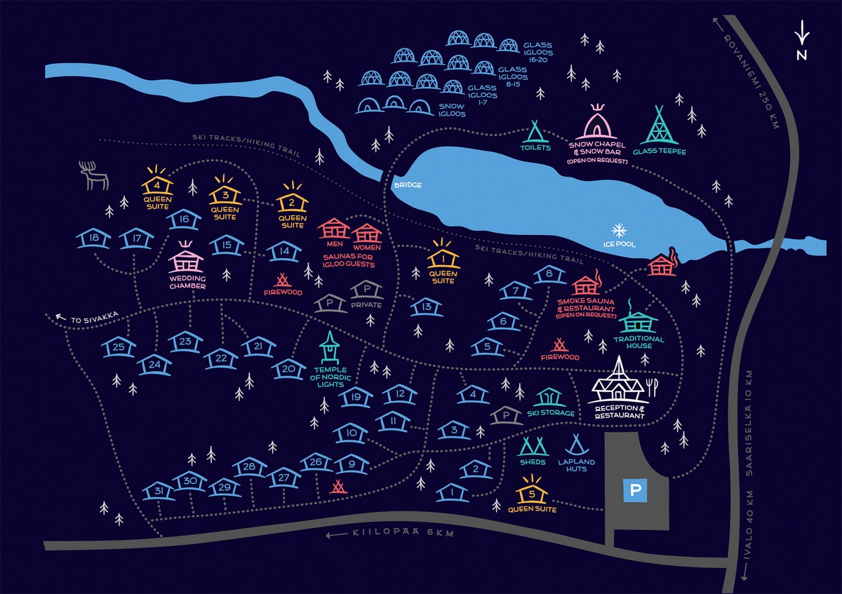 Поразительный финский отель Kakslauttanen