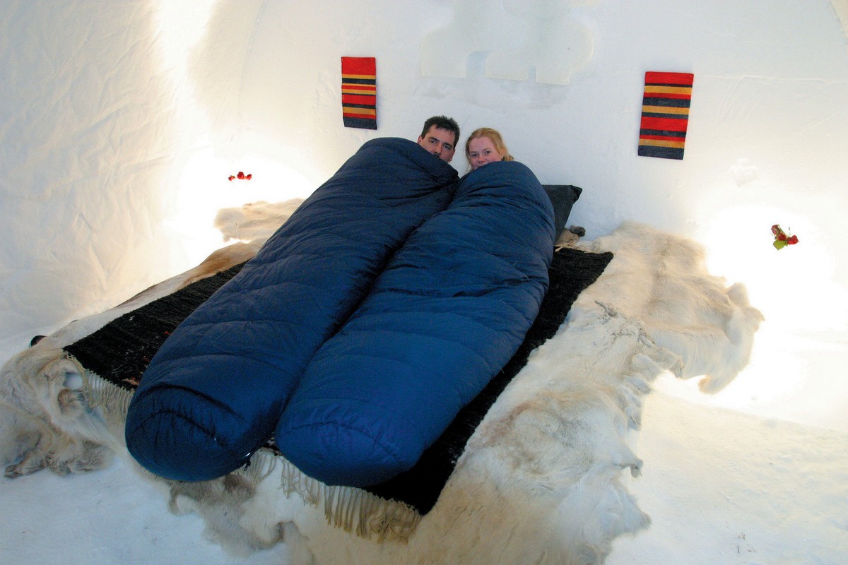 Поразительный финский отель Kakslauttanen