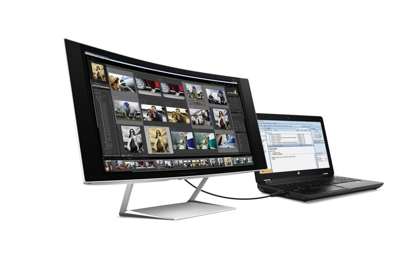 HP показала 4K, 5K и изогнутые дисплеи на CES2015