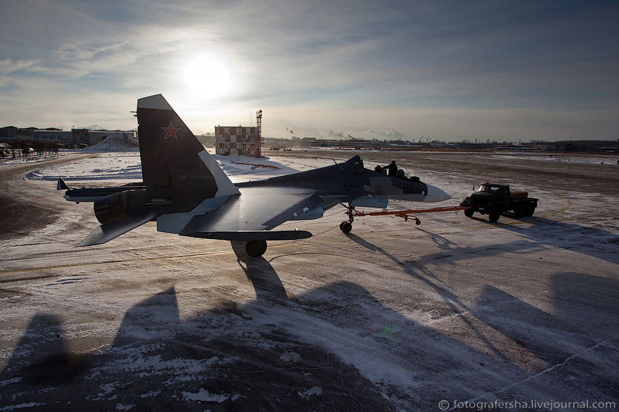 Новый истребитель Су-30СМ для ВВС России