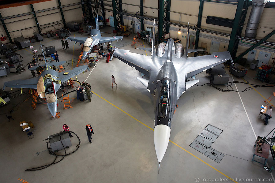 Новый истребитель Су-30СМ для ВВС России