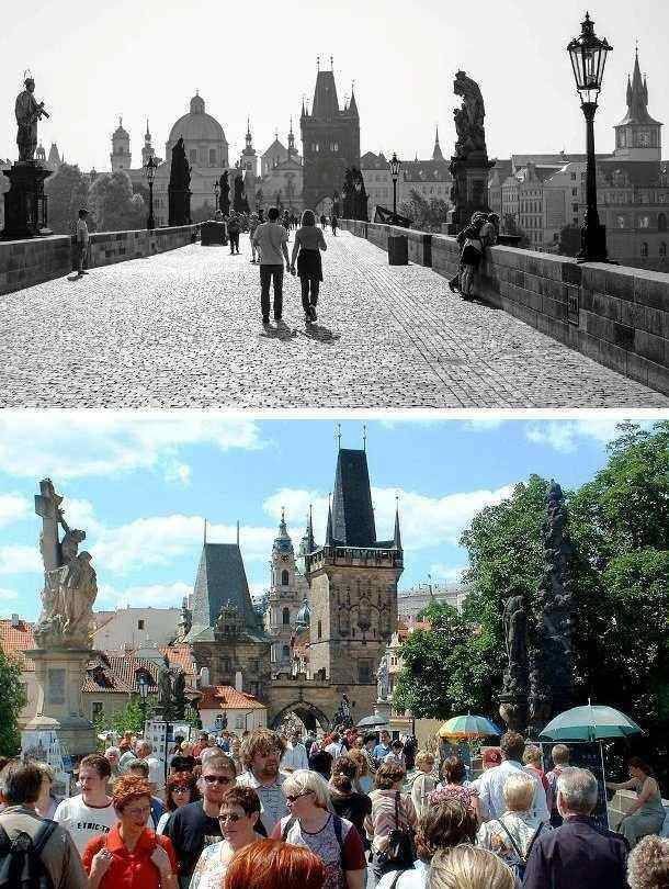 Популярные туристические места на фото и в реальности