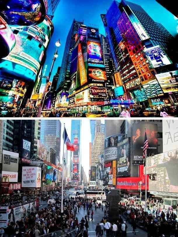 Популярные туристические места на фото и в реальности