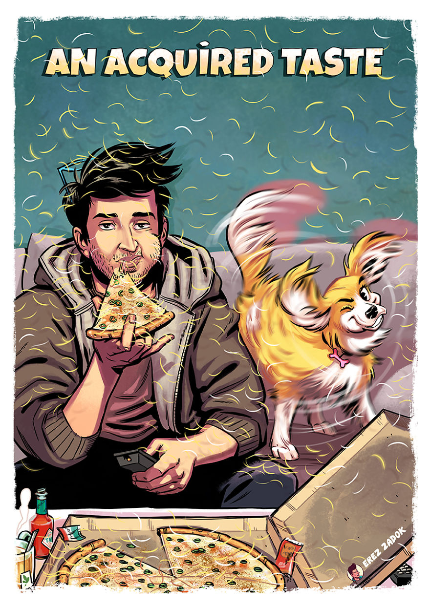 Непослушные лучшие друзья человека в иллюстрациях