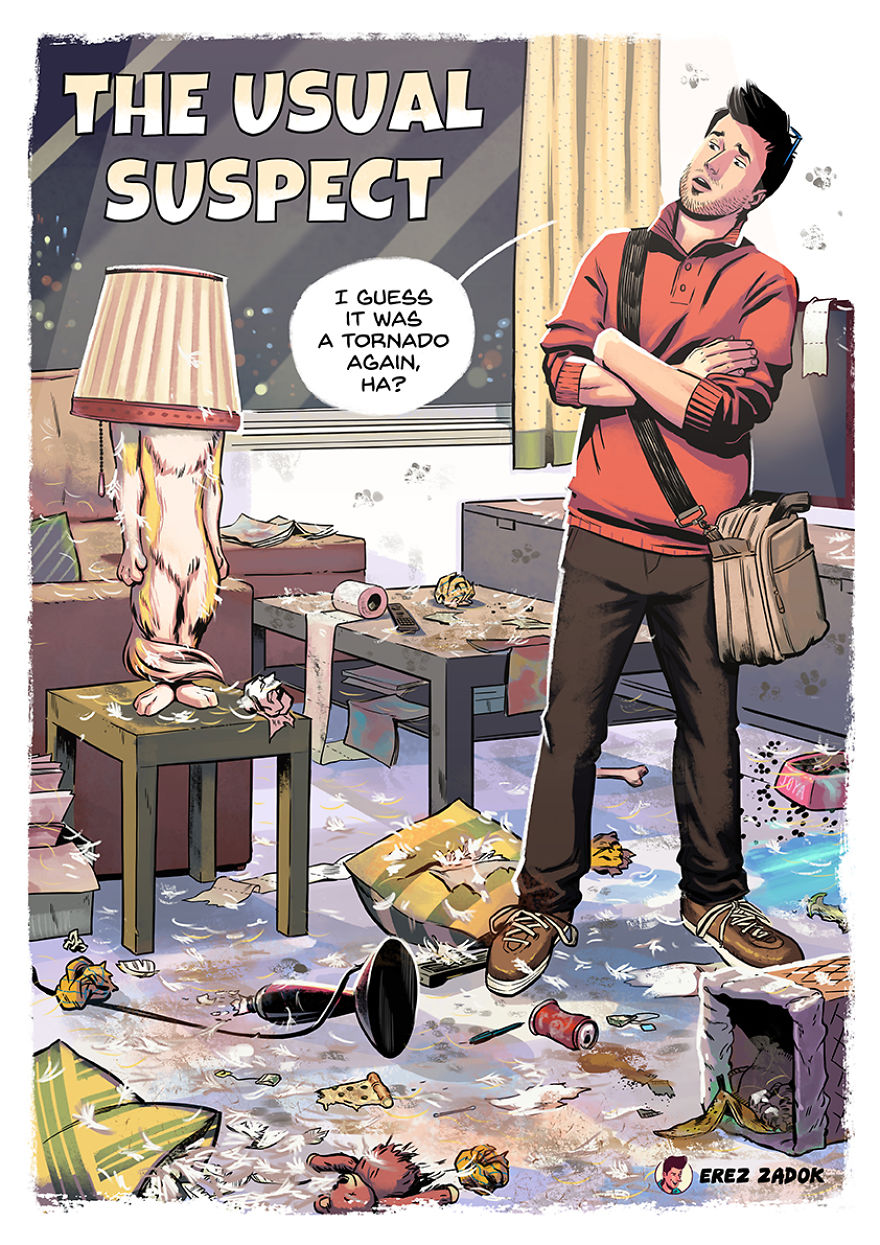 Непослушные лучшие друзья человека в иллюстрациях