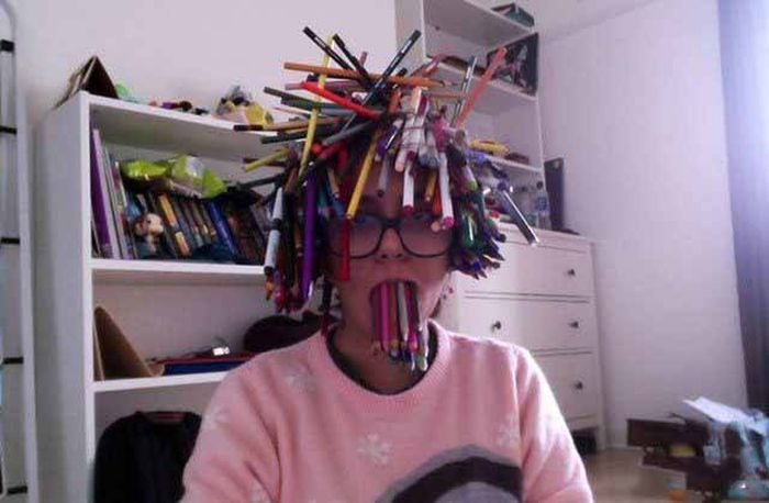 Забавные фото с девушками