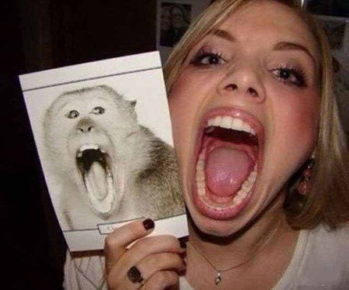 Забавные фото с девушками