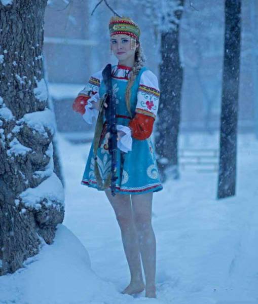 Забавные фото с девушками